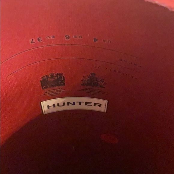 Hunter Boots Tall Red - Picture 5 of 5